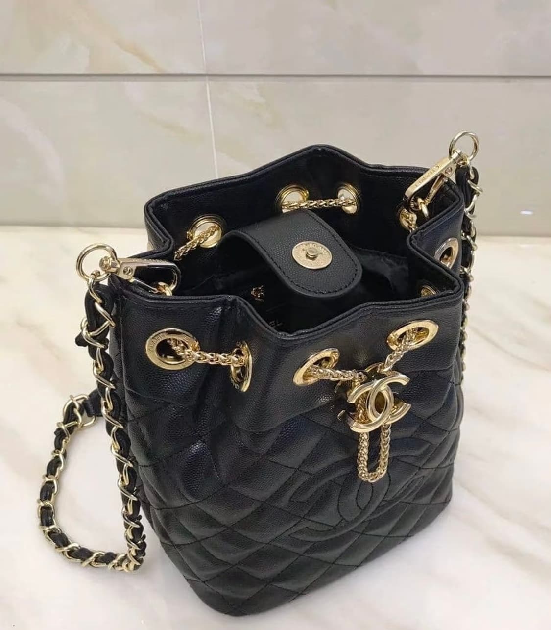 샤넬 뷰티 체인 복조리백 버킷백  상품이미지5