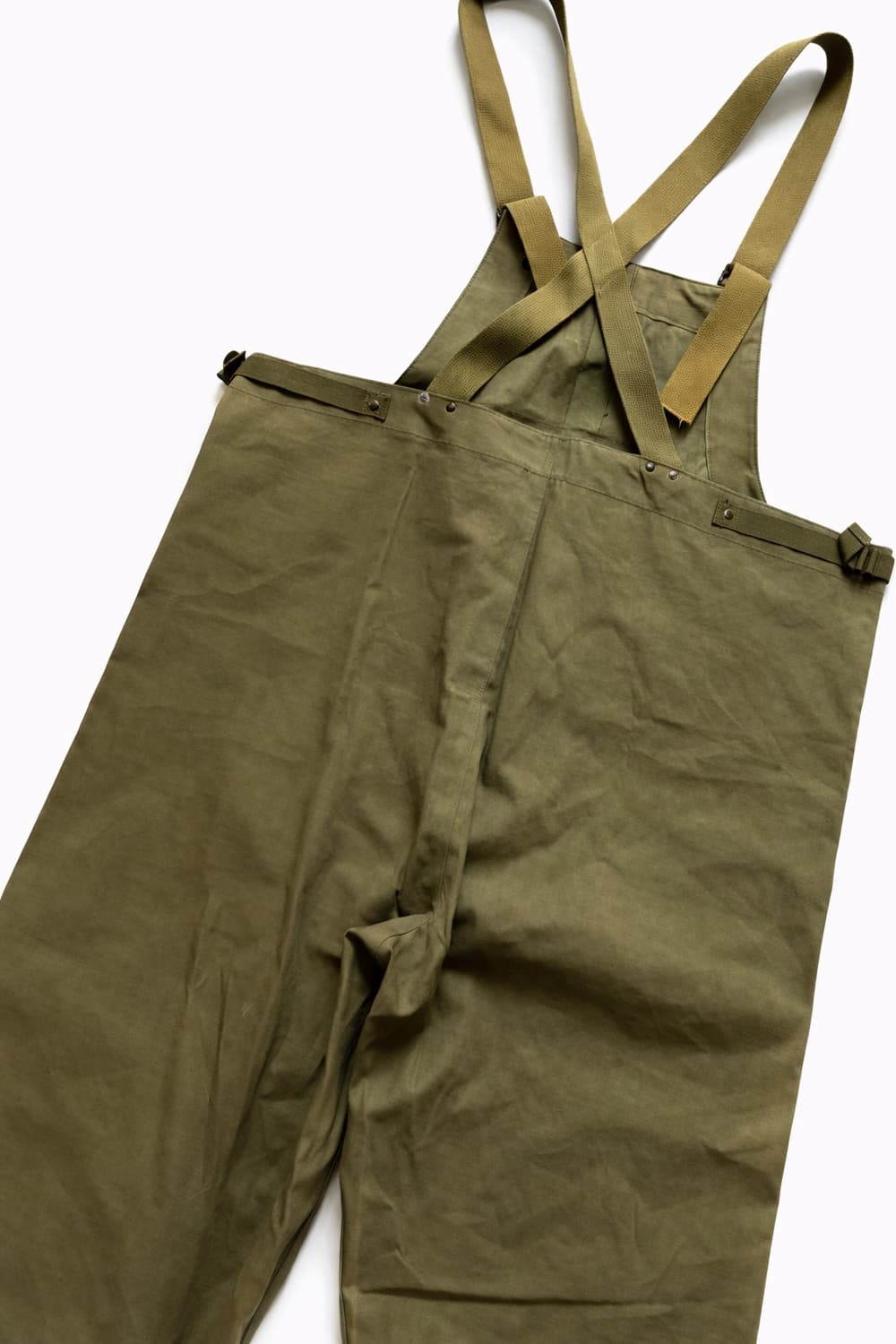 40s US NAVY Wet Weather 오버롤 S 데드스탁 상품이미지8