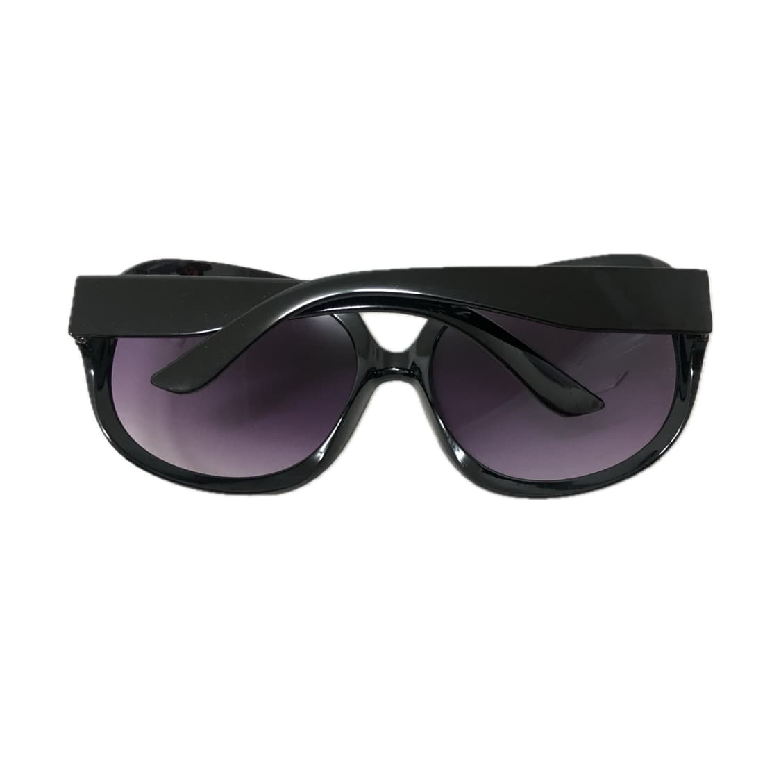 Oval sunglasses black purple gradient 상품이미지3
