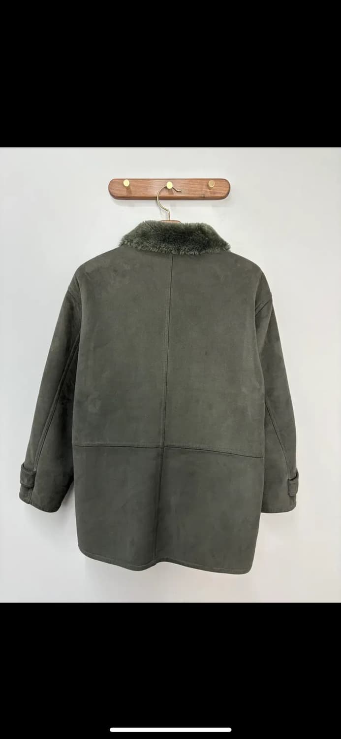 빌트모어 스웨이드 무스탕 하프 코트 H1917 상품이미지5