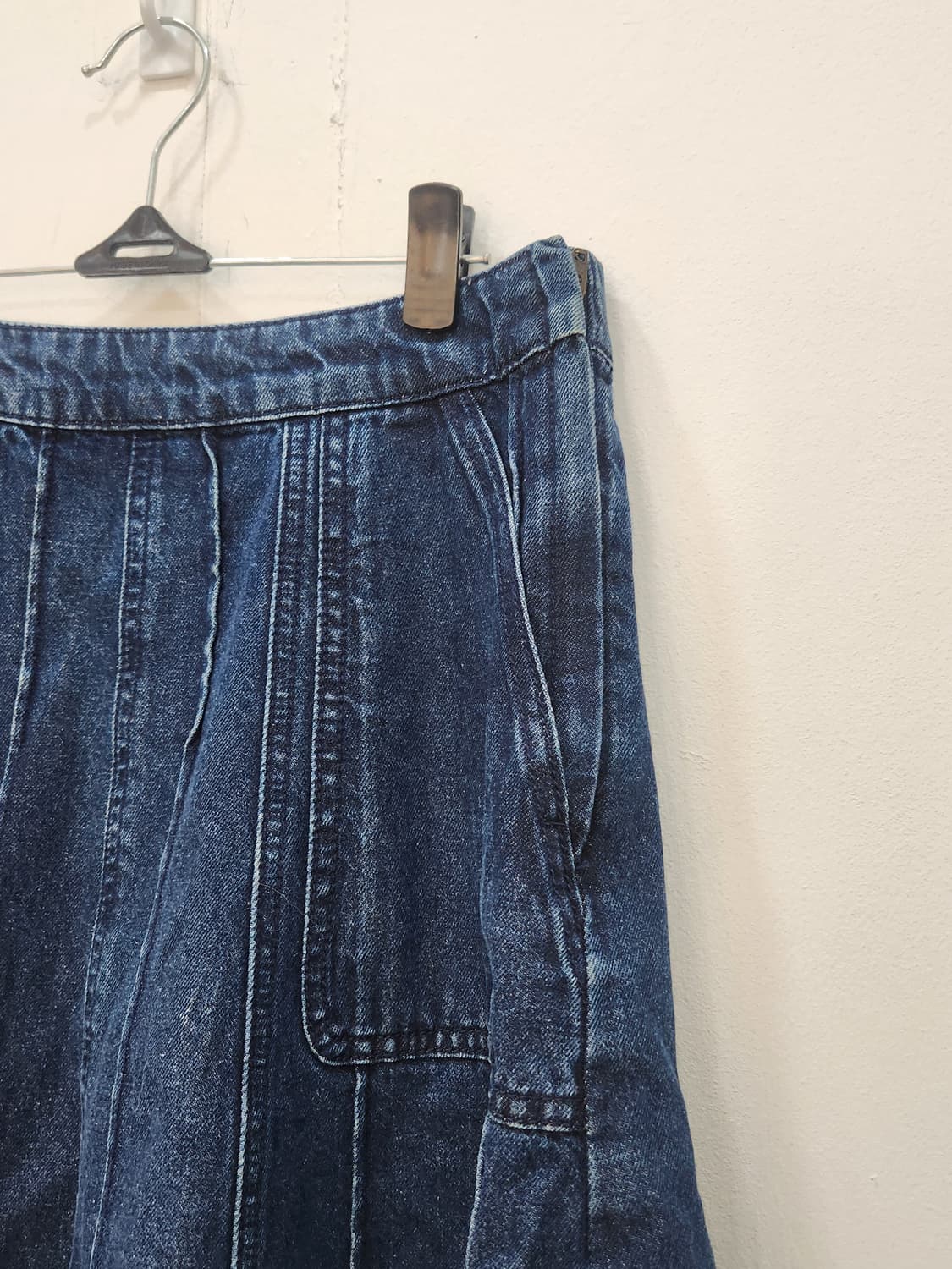 [66] 더엣지 AtG 데님 롱 플레어 스커트 66사이즈 상품이미지8