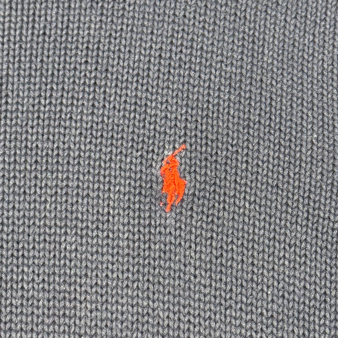 S) 폴로 랄프로렌 네이비 헤비코튼 라운드넥 니트 상품이미지4