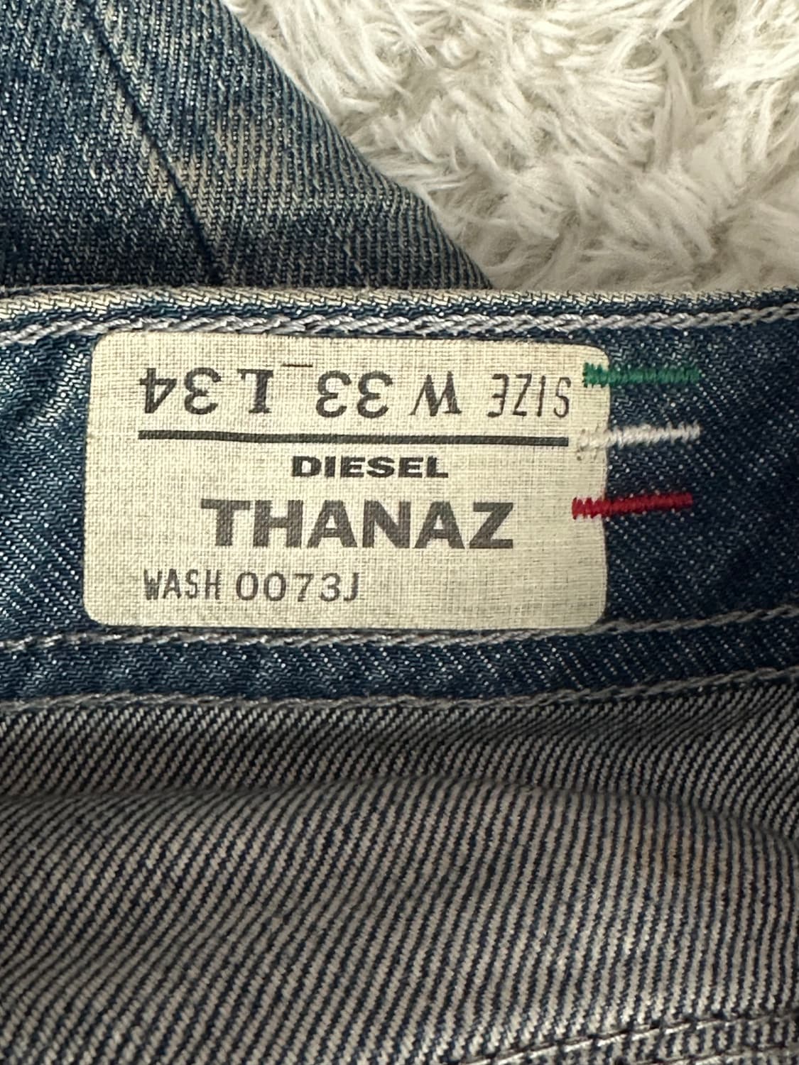 디젤 THANAZ 데미지 청바지 33사이즈 상품이미지7