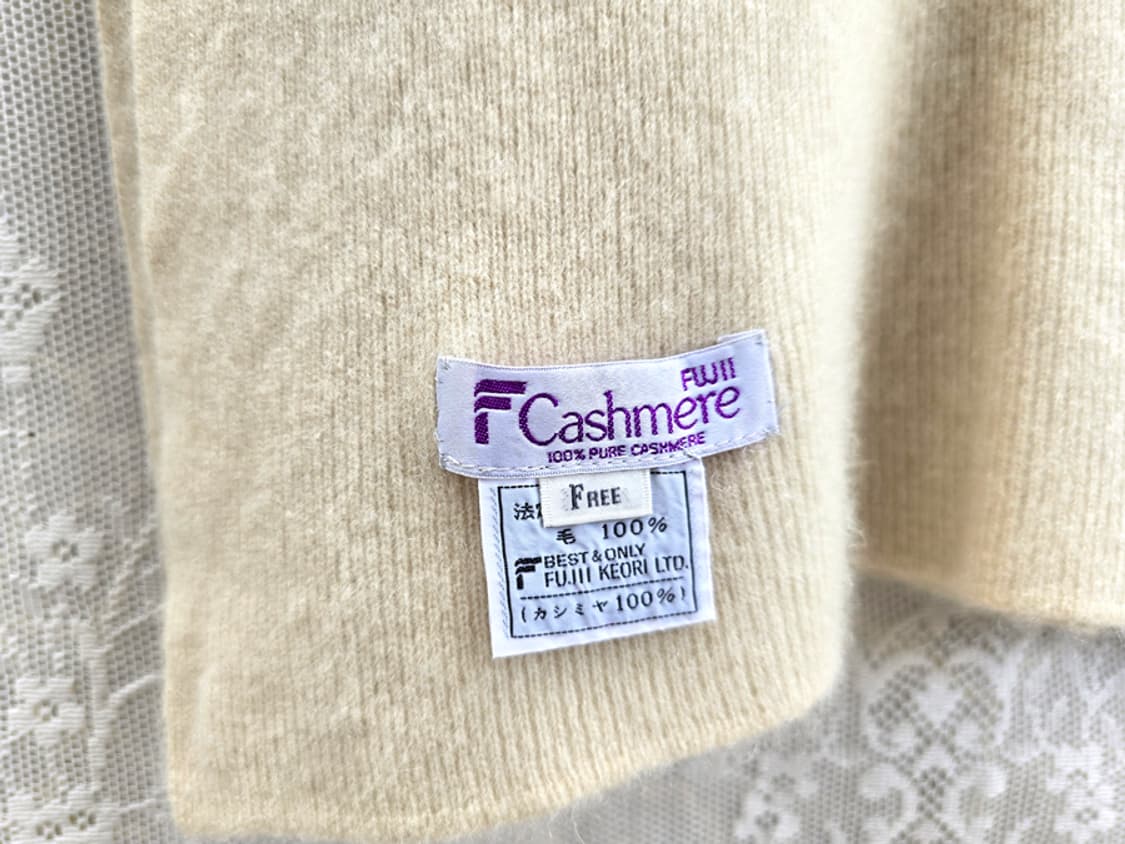 캐시미어 100% 니트 머플러 상품이미지2