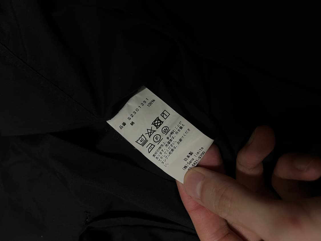 sans limite 상리미트 5부 셔츠 bk 상품이미지5
