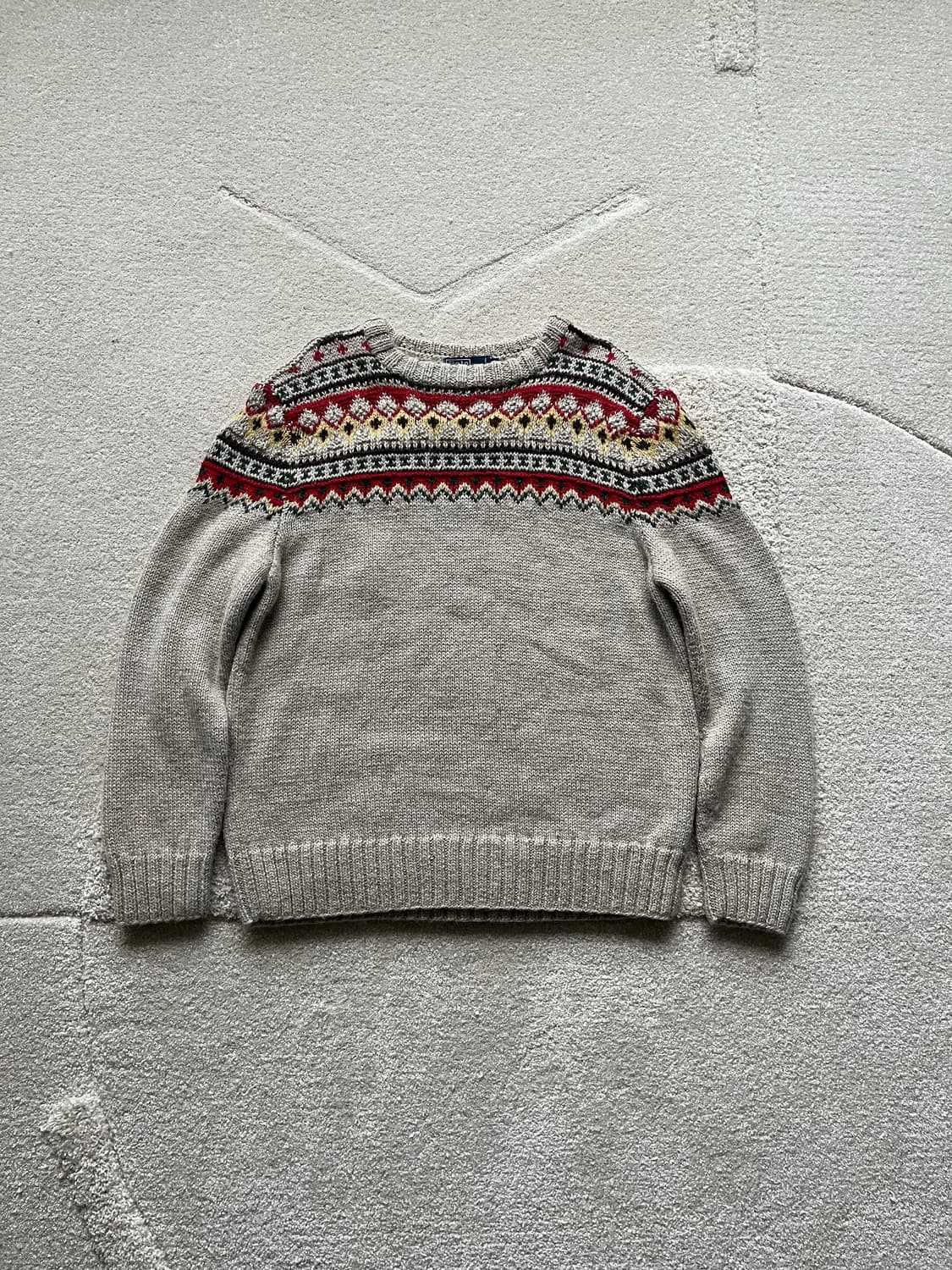 폴로 랄프로렌 페어아일 앙고라 실크 스웨터 (105) 상품이미지2