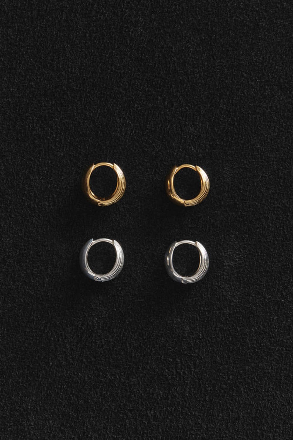 소피부하이 26ss 리버서블 힌지 후프 귀걸이/실버 상품이미지4