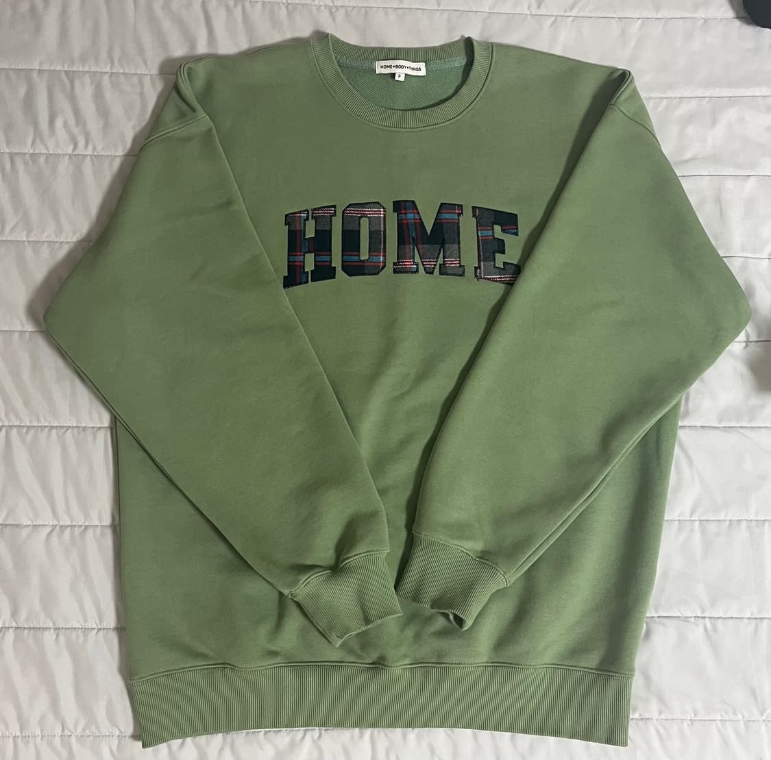 HomebodyThings HOME Sweatshirt (GREEN) 상품이미지1