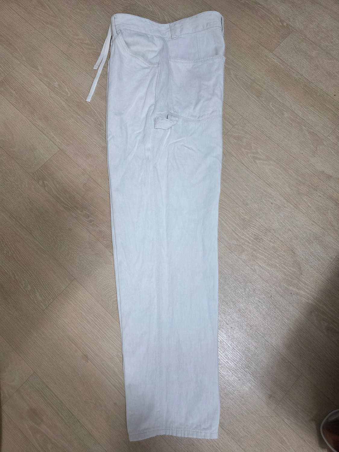 유니클로 카펜터 데님 팬츠 크림진 M 상품이미지5