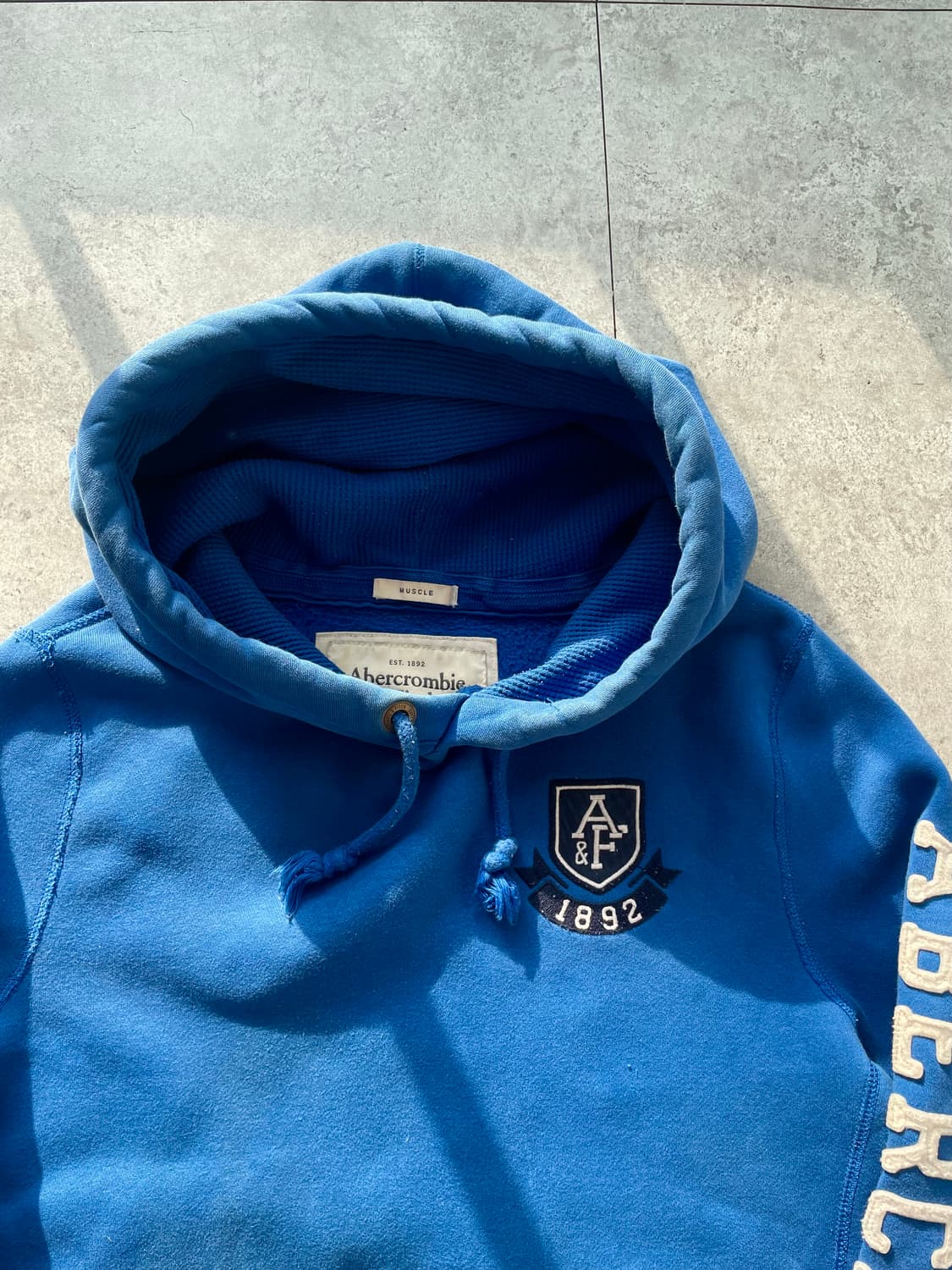 아베크롬비 블루 후디 상품이미지4