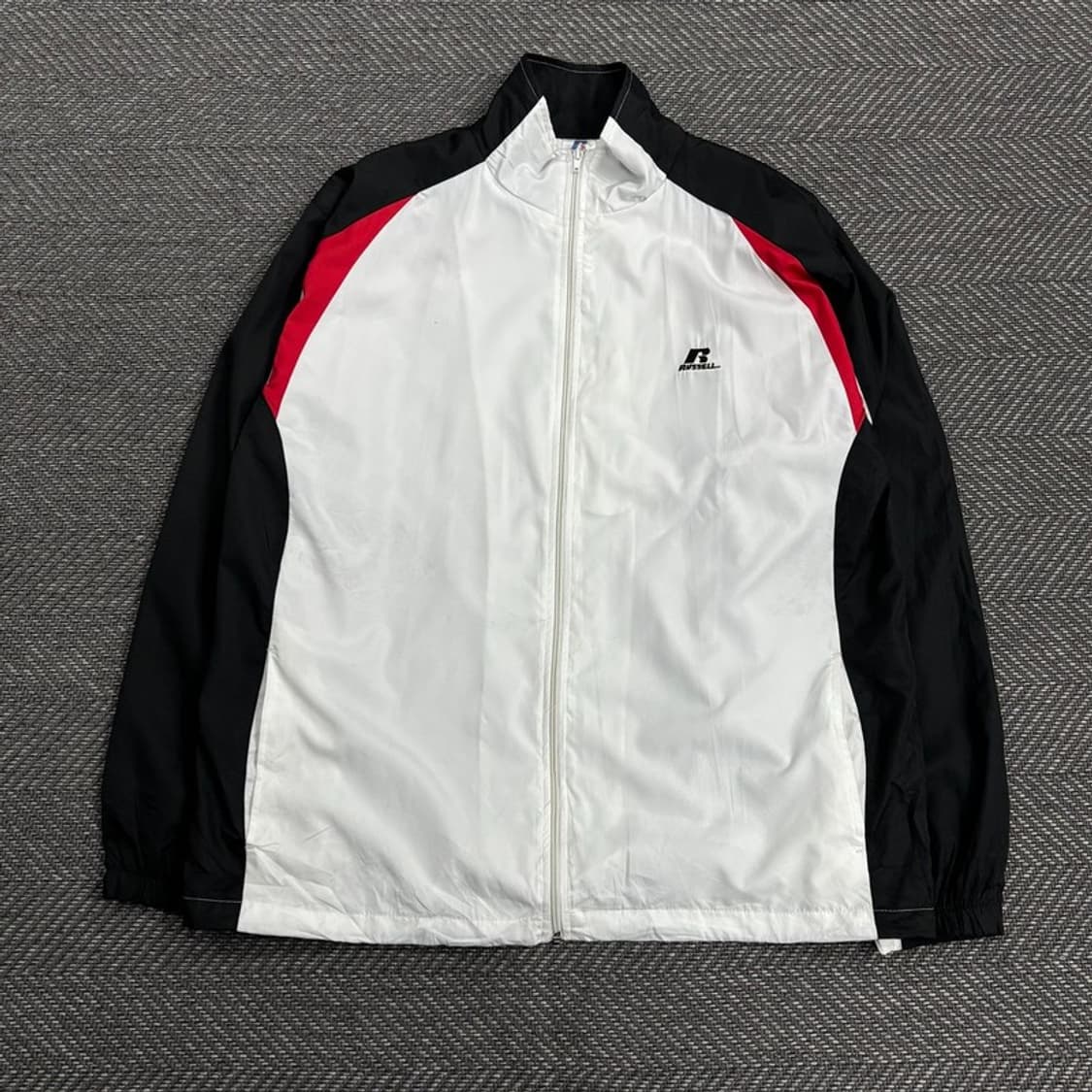 러셀 자수 배색 바람막이 V0480 상품이미지1