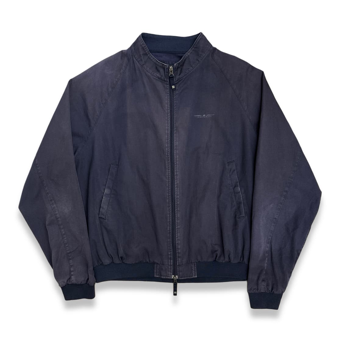 00s Armani Jeans 페이디드 봄버 자켓 XL 상품이미지1