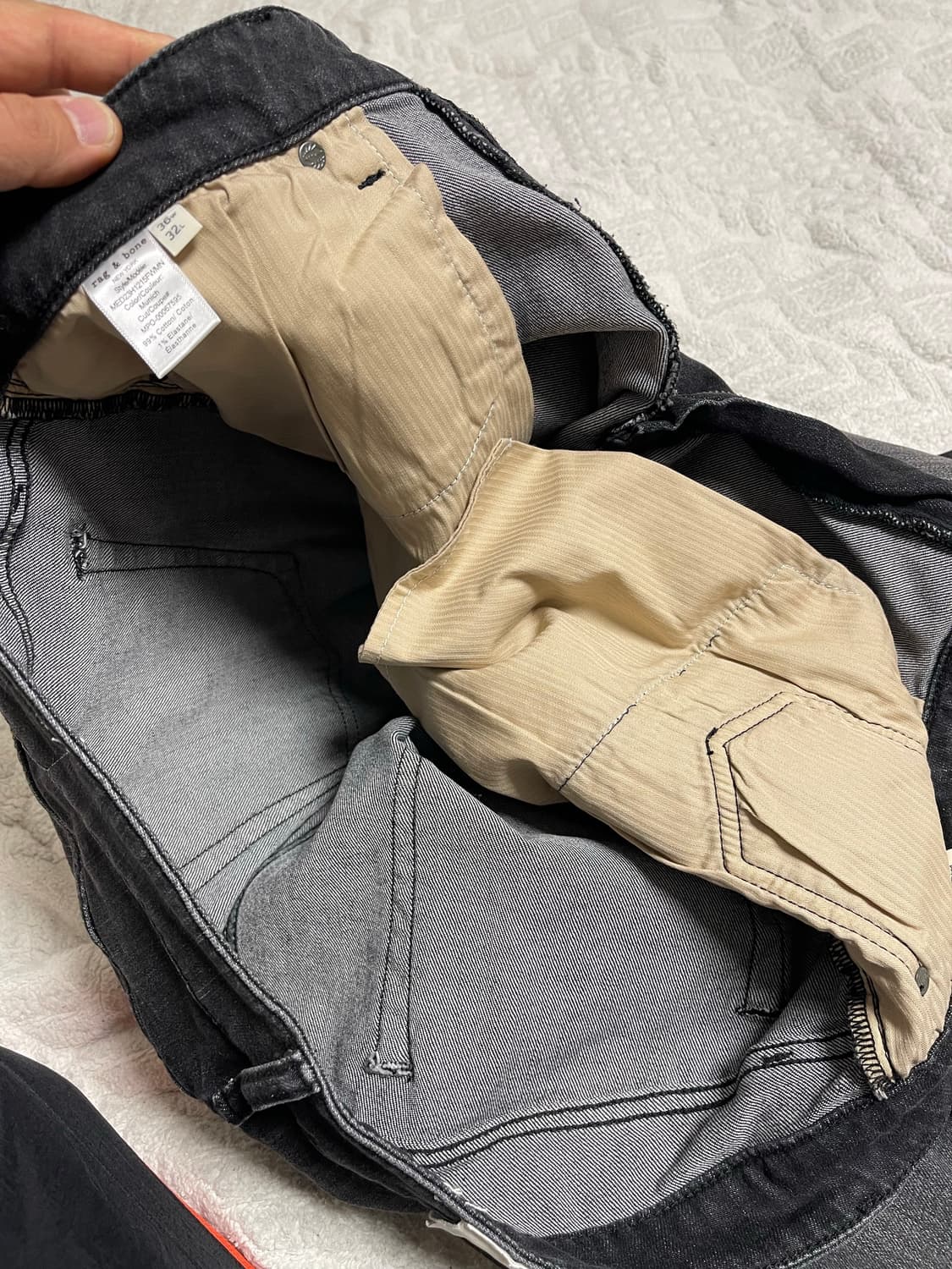 랙앤본(rag&bone)데님 팬츠 MUNICH Black W36 /L32 상품이미지10