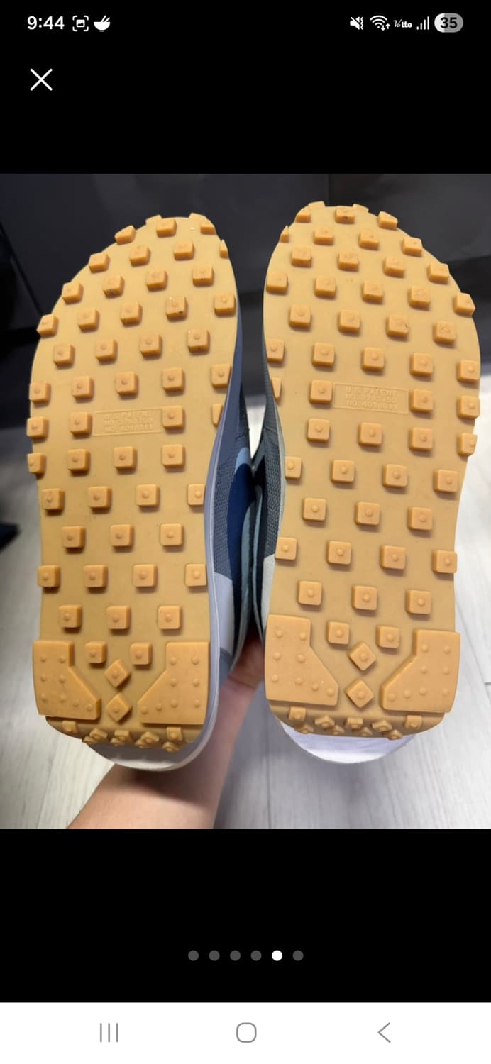 나이키 사카이 클랏 LD와플 쿨 그레이 250mm (실내 1회 착용) 상품이미지3