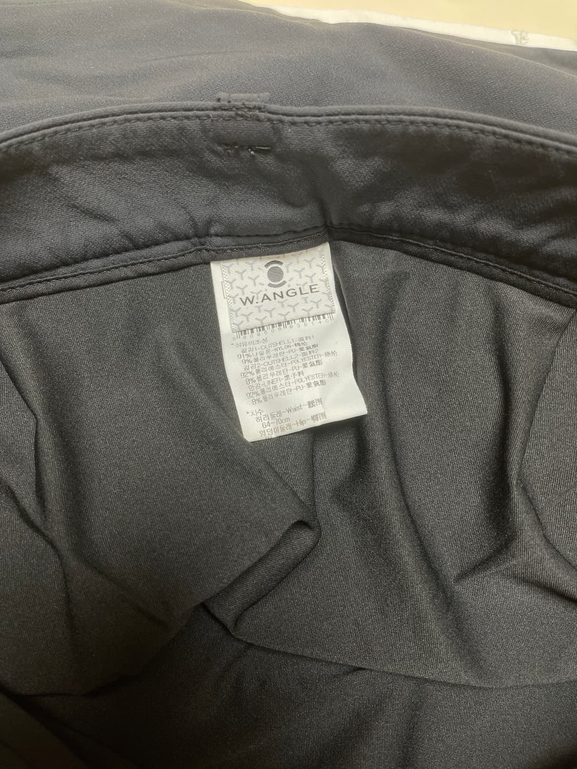 와이드앵글 (W.ANGLE) 랩형 포인트 큐롯 골프 스커트 상품이미지5