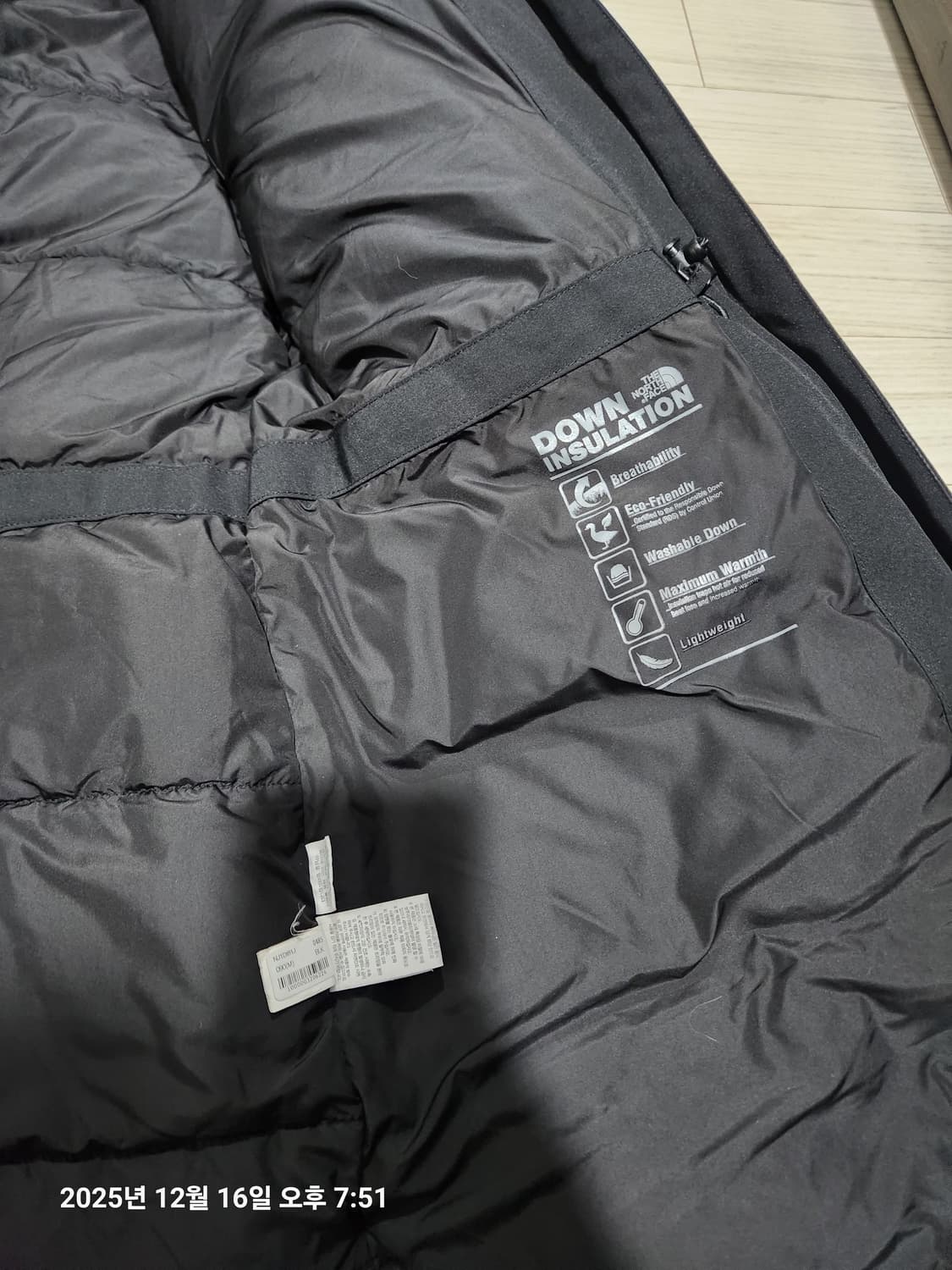 노스페이스 롱패딩 90M사이즈 블랙 상품이미지6