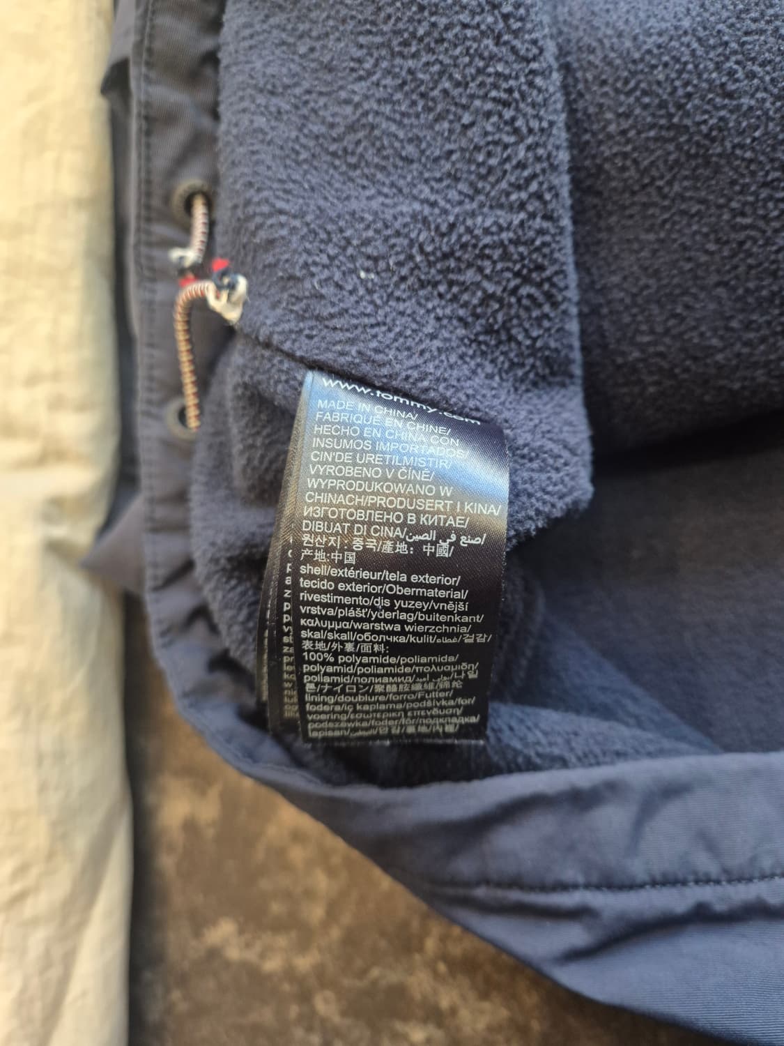 타미 진스(Tommy Jeans) 하프 지퍼 아노락-XXL 상품이미지5