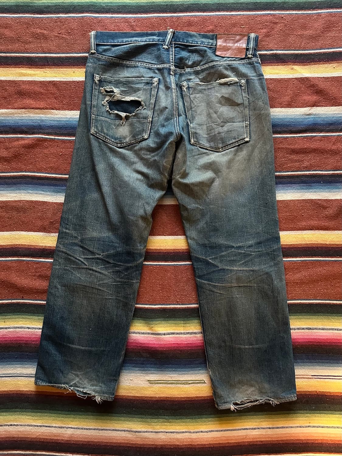 90s EVISU 빈티지 에비수 셀비지 데님 팬츠 상품이미지6