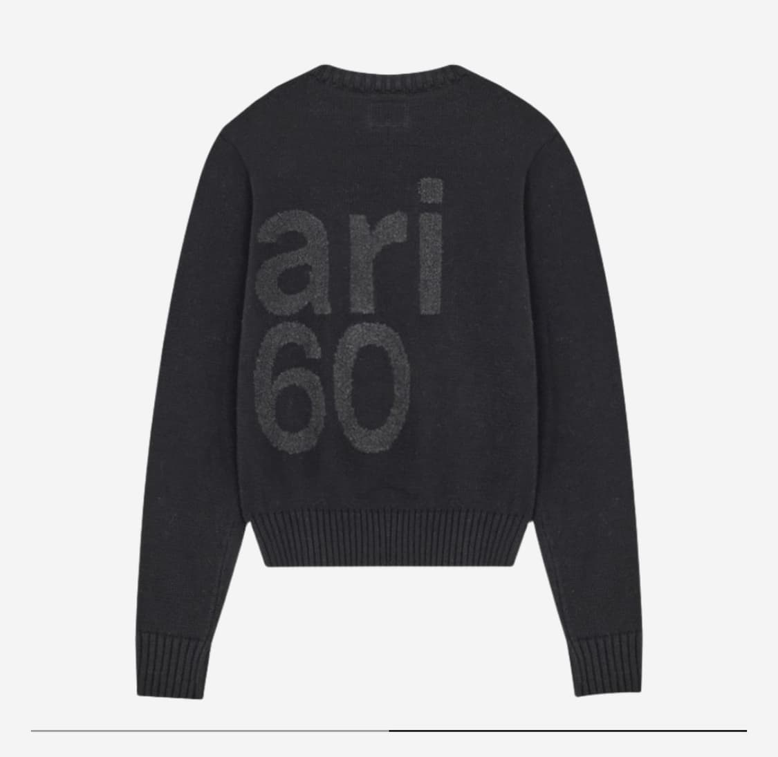 사파리스팟 니트 1/2 우먼 1사이즈 블랙 상품이미지2