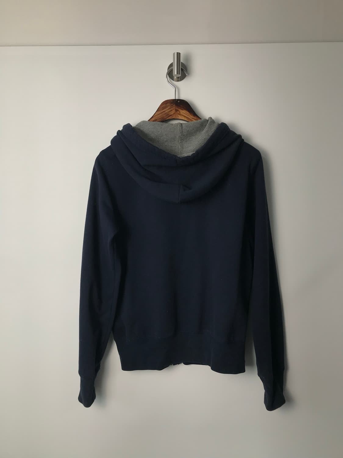 후아유 y2k 와투케 네이비 후드집업 상품이미지3