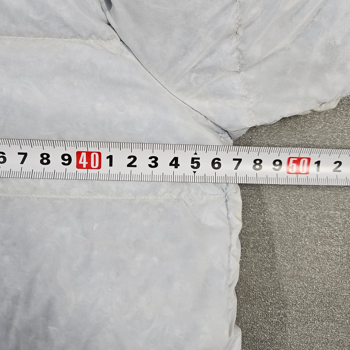 알마니 스카이블루 하늘색 덕다운 경량패딩 85-90 상품이미지6