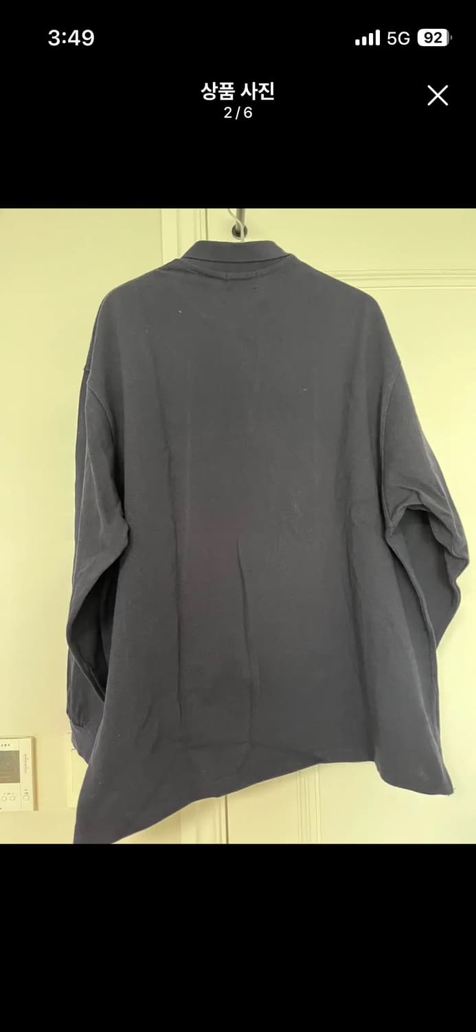 (XL) 노티카 재팬 아키오 하세가와 라인 폴로 셔츠 긴팔 카라티 상품이미지2