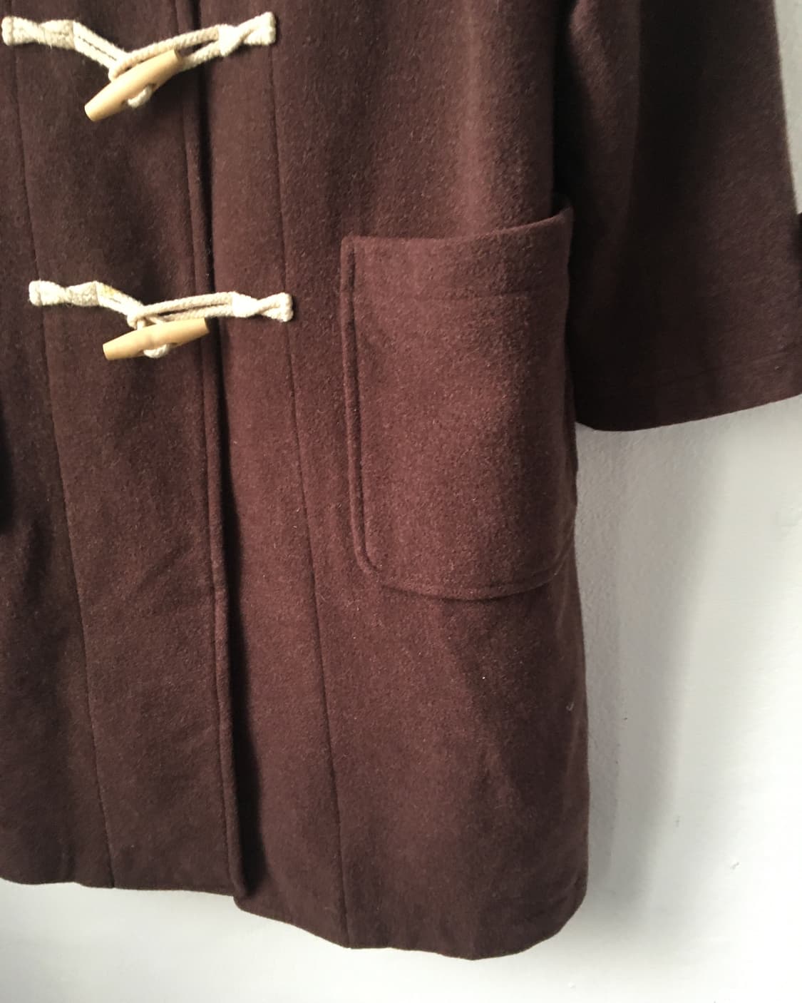 Duffle button hood coat 상품이미지5