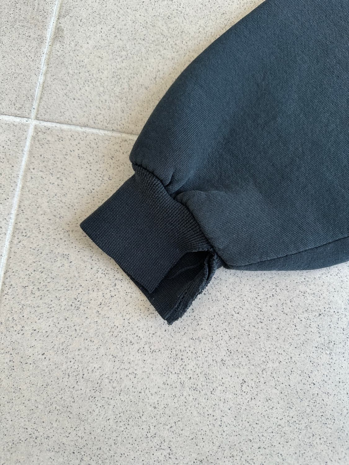 90s 빈티지 러셀 스웻셔츠 블랙 XXL USA 상품이미지9