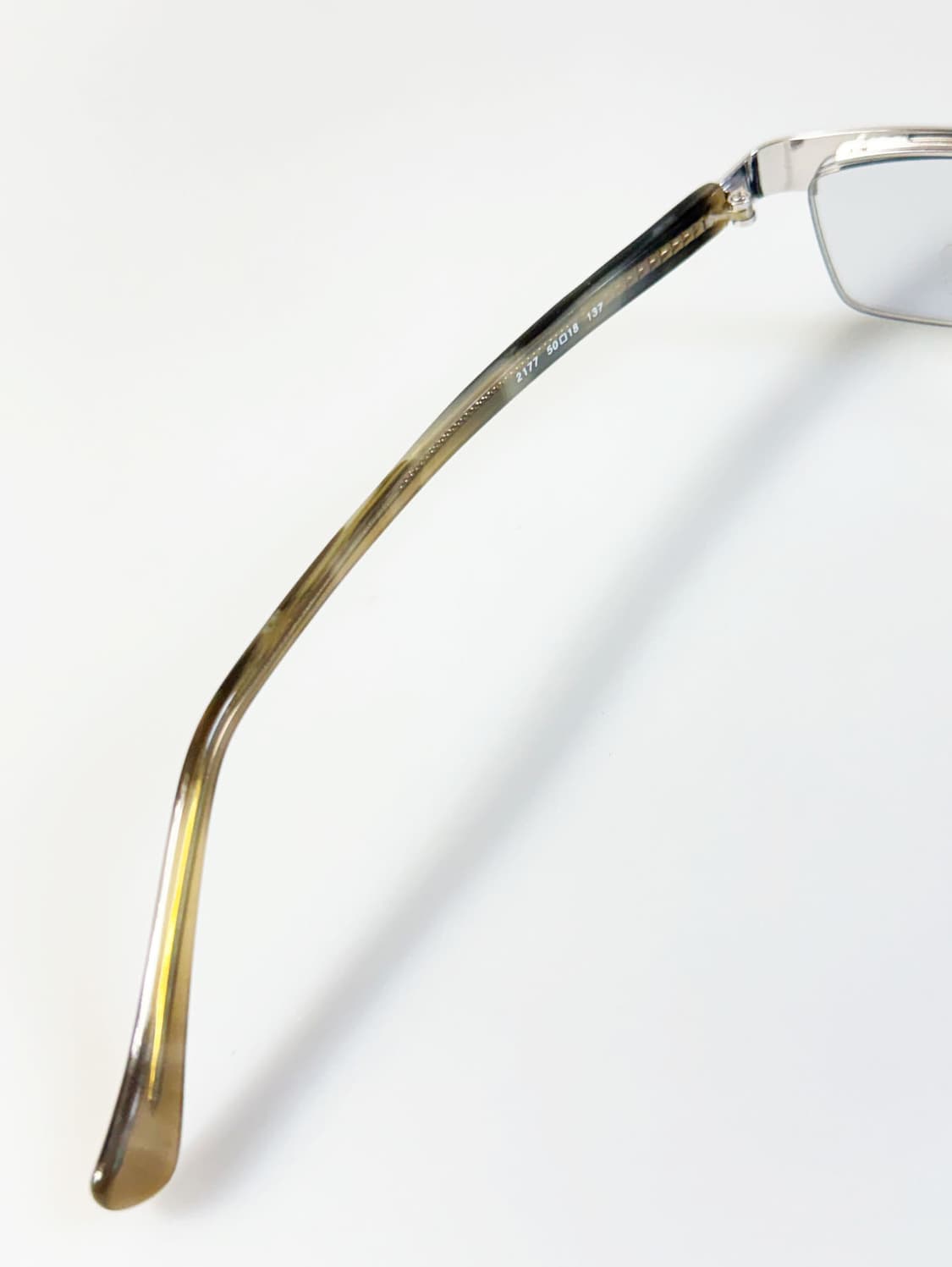 SEMONEMO 실버메탈 반무테 스퀘어 빈티지 안경 상품이미지7