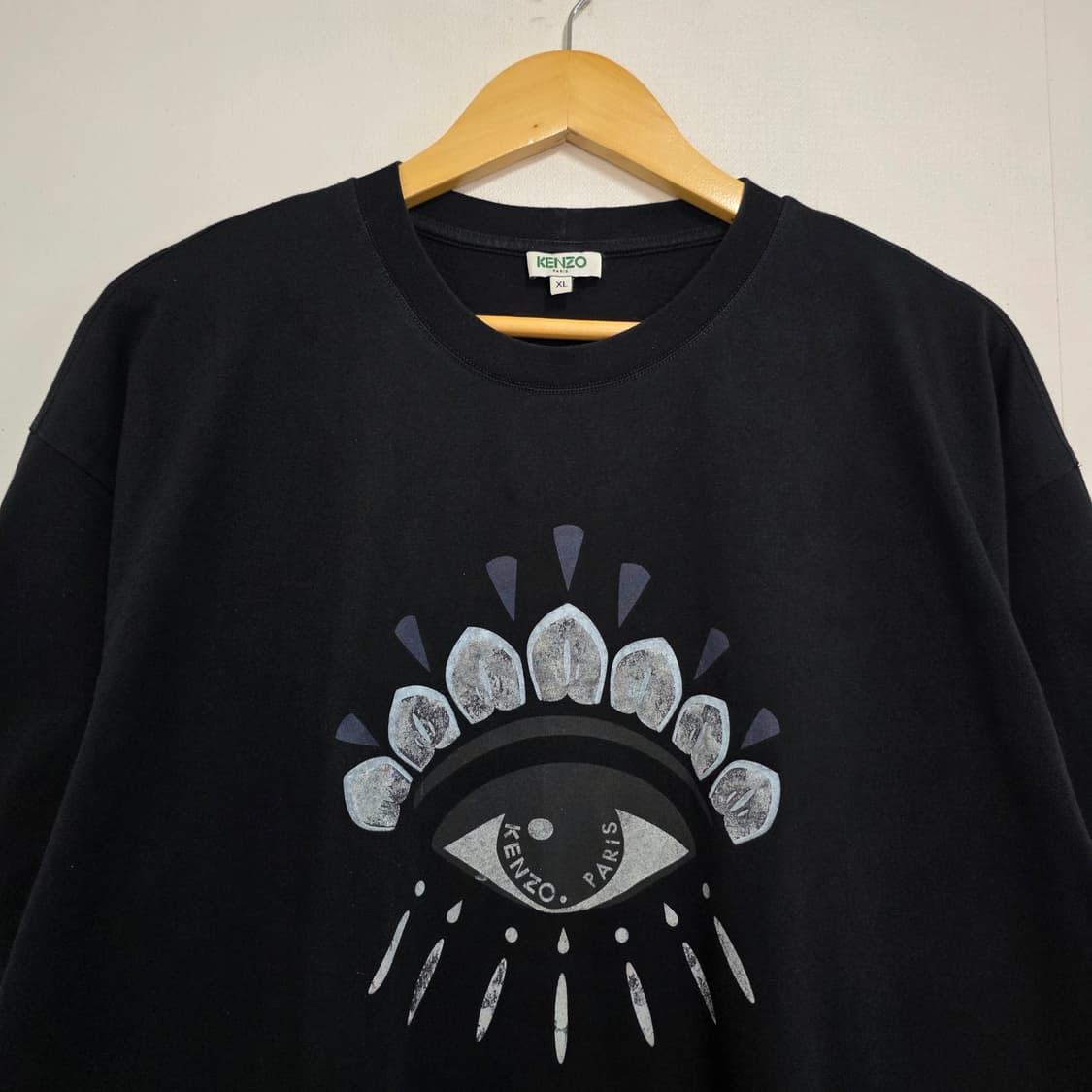 XL) KENZO 겐조 빅아이 반팔티셔츠 블랙 상품이미지2