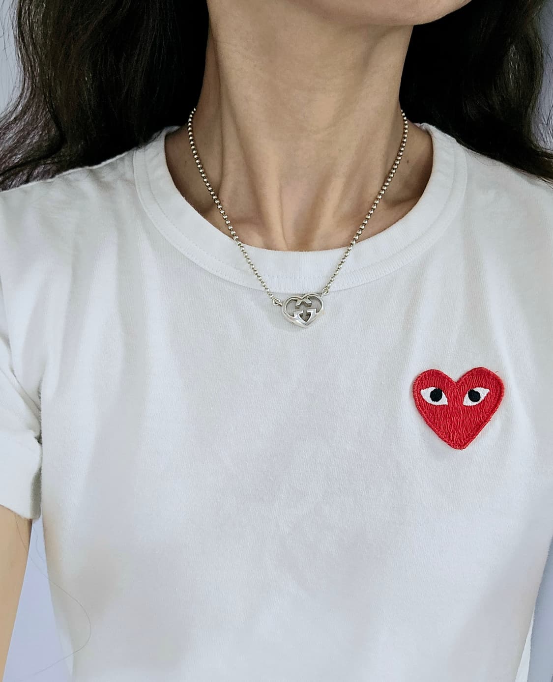 구찌 인터로킹 하트 볼체인 목걸이 [정품/풀구성] 상품이미지5