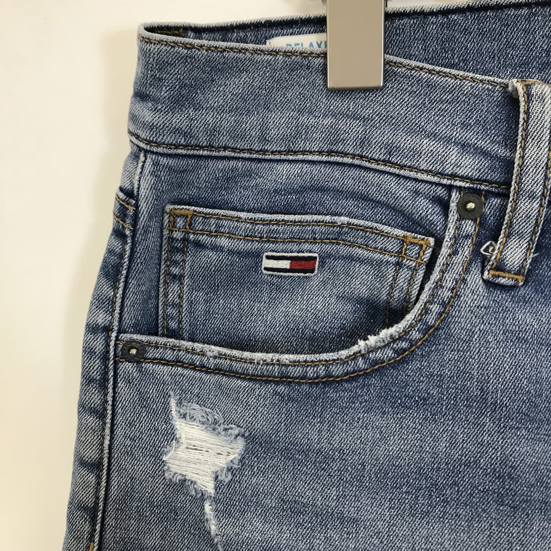 타미힐피거 릴렉시드 크롭 청바지 [34] 상품이미지3