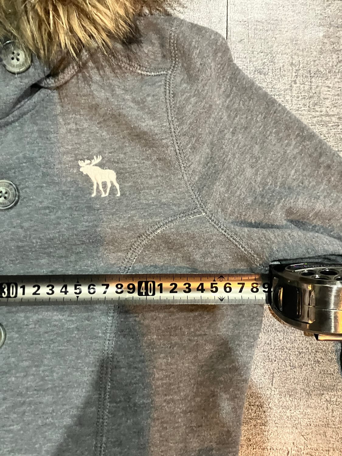 Abercrombie 아베크롬비 핀터깔y2k 퍼후드집업 상품이미지2