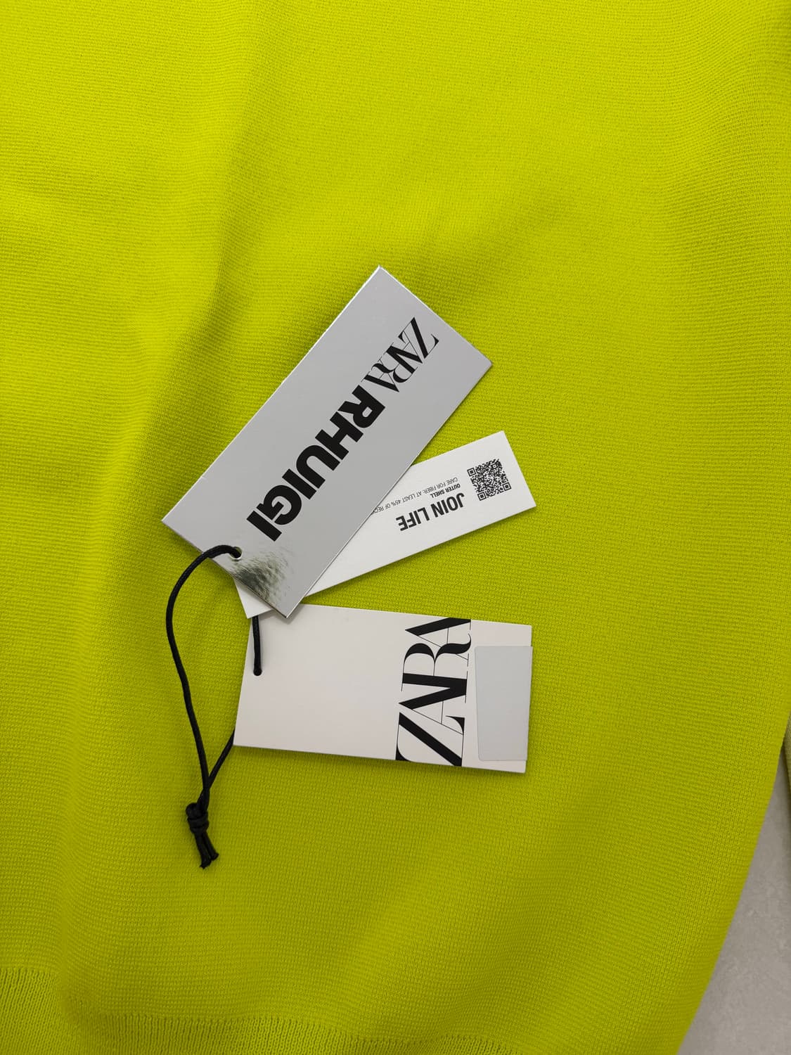 자라 x 루기 ZARA x rhuigi 모크넥 니트 탑 XL 상품이미지10