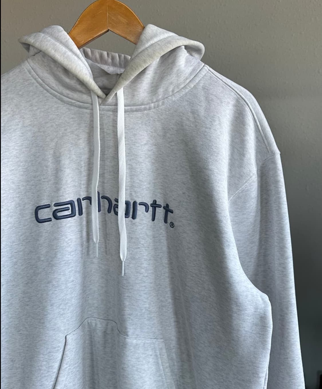 칼하트 후드티 그레이 L 상품이미지4