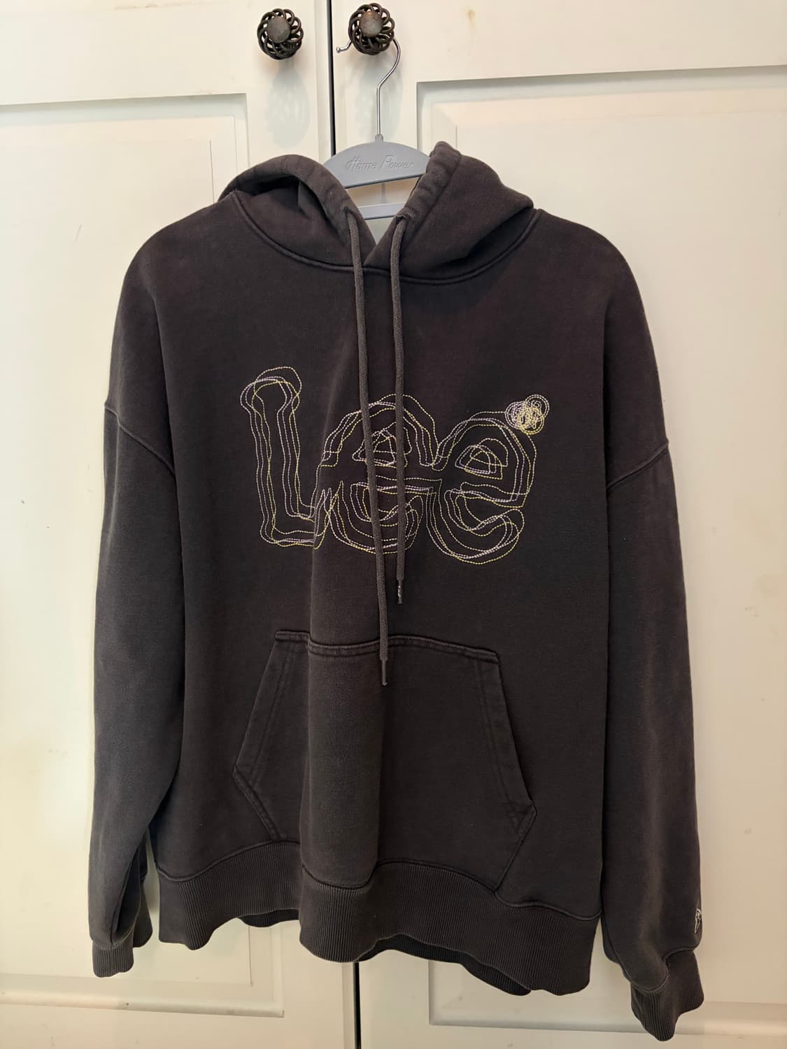 리 자수 후드티 / M 상품이미지1