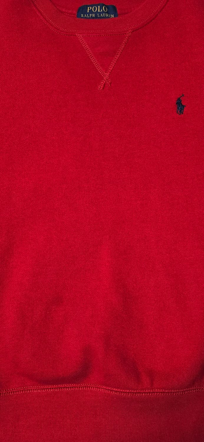 폴로 랄프로렌 레드 맨투맨 66/77 상품이미지5