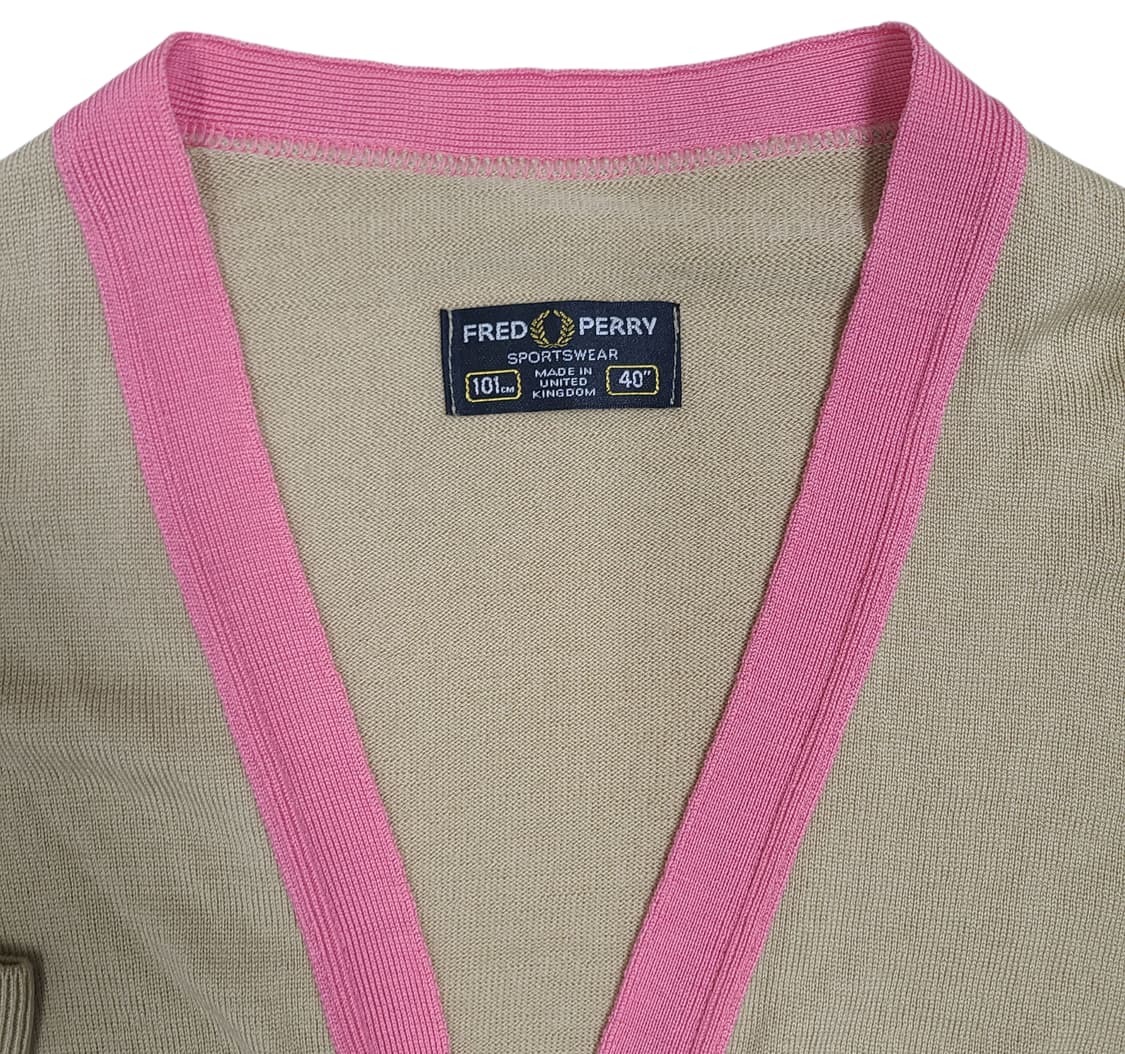 Fred Perry 램스울 가디건 상품이미지3