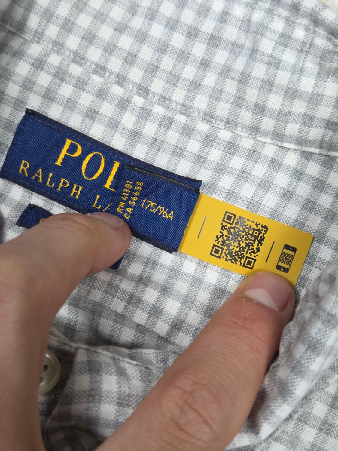 [폴로 랄프로렌] 클래식 핏 깅엄 체크 코튼 반팔 셔츠 | S00067 상품이미지4