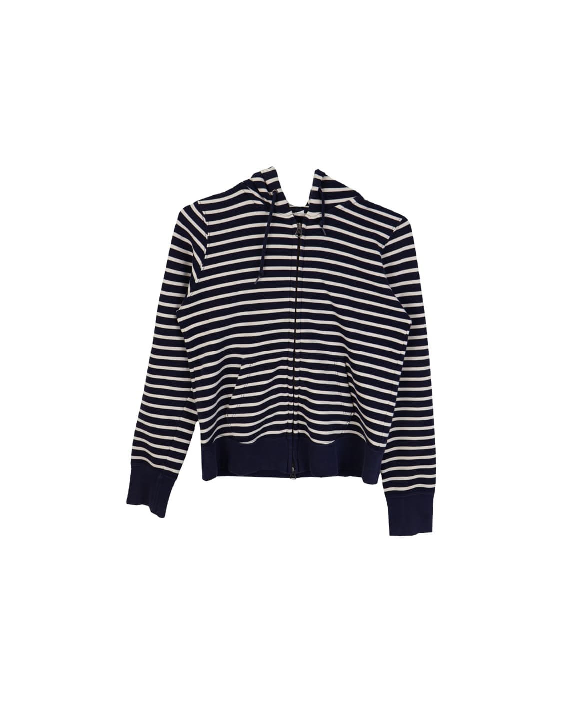 Uniqlo Navy Striped Zip Up Hoodies 상품이미지3