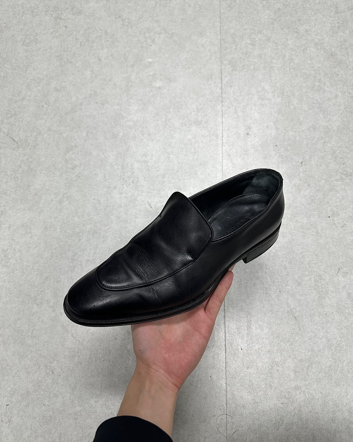 조르지오 알마니 레더 로퍼 상품이미지1