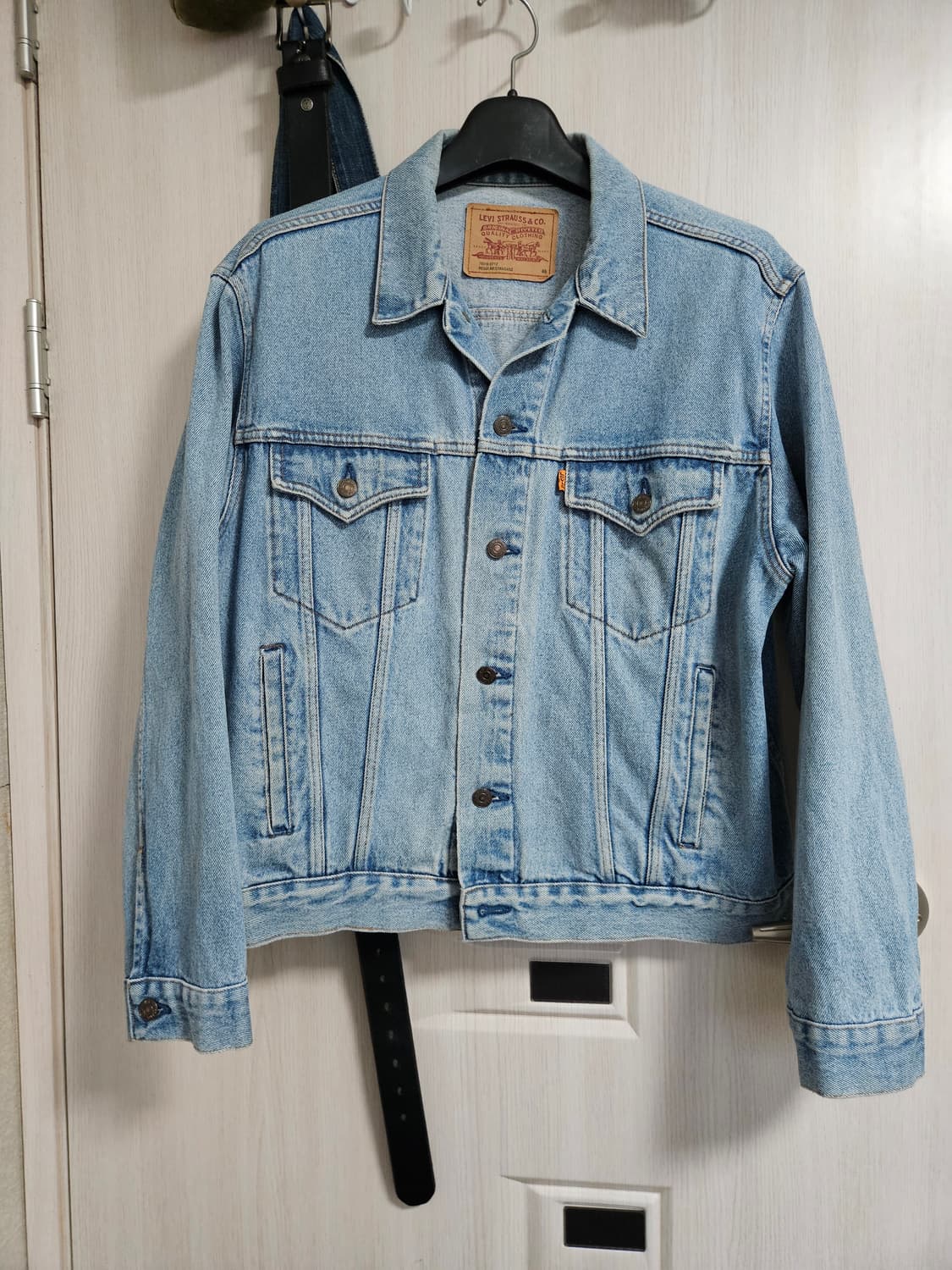 00s levis 오렌지탭 48트러커 리바이스 청자켓  상품이미지1