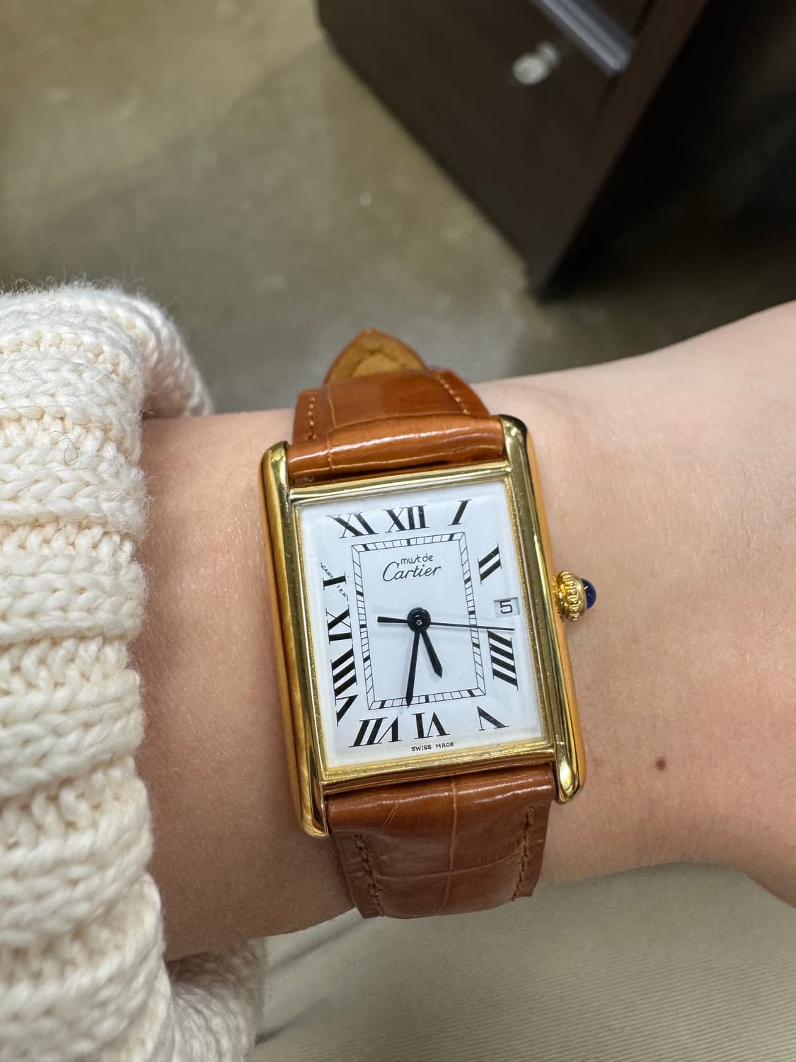 탱크 머스트디 까르띠에 쿼츠 (XL) 상품이미지4