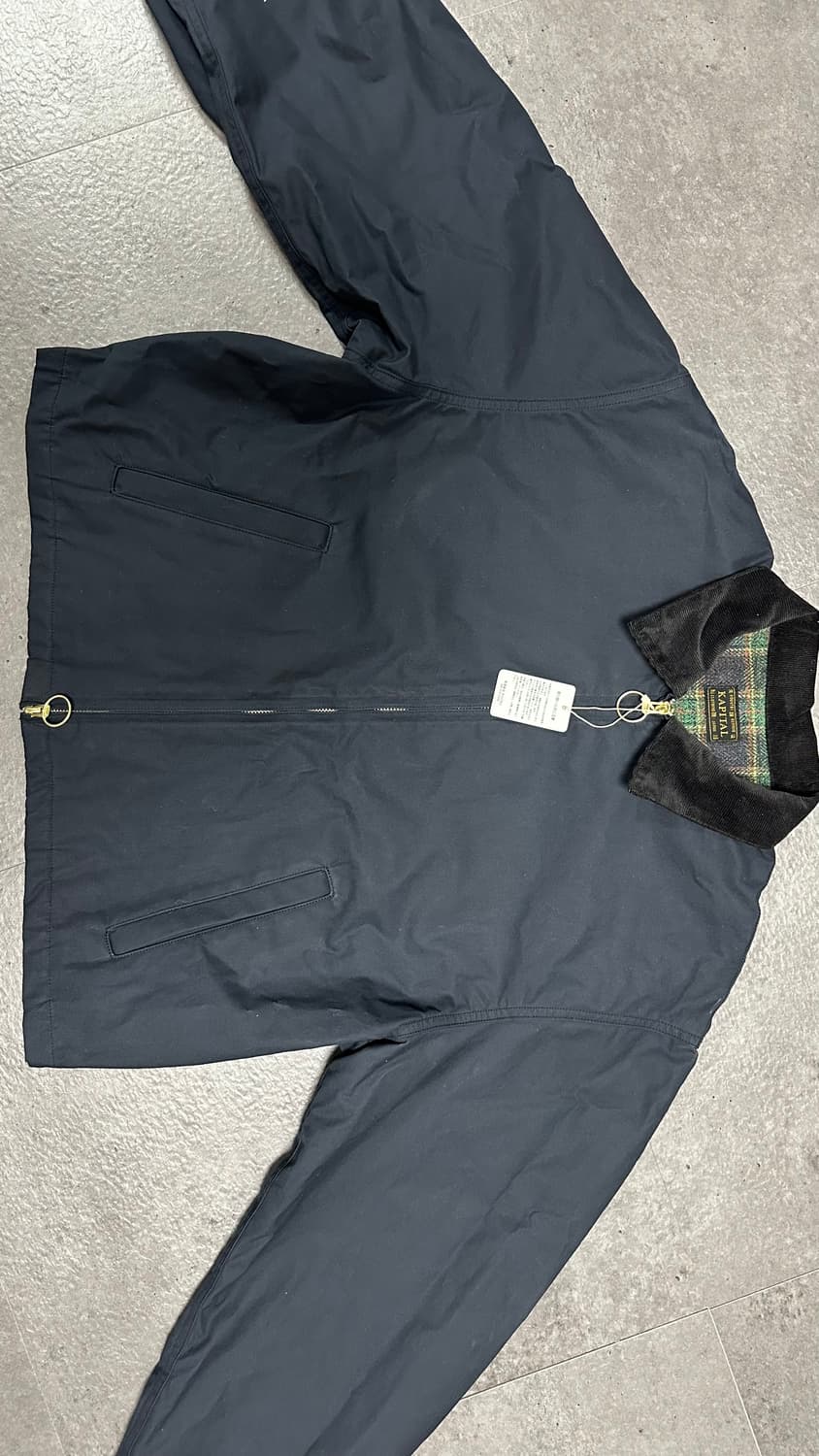 캐피탈 코튼 웨더 오일 코팅 드리즐리 자켓 L 상품이미지2