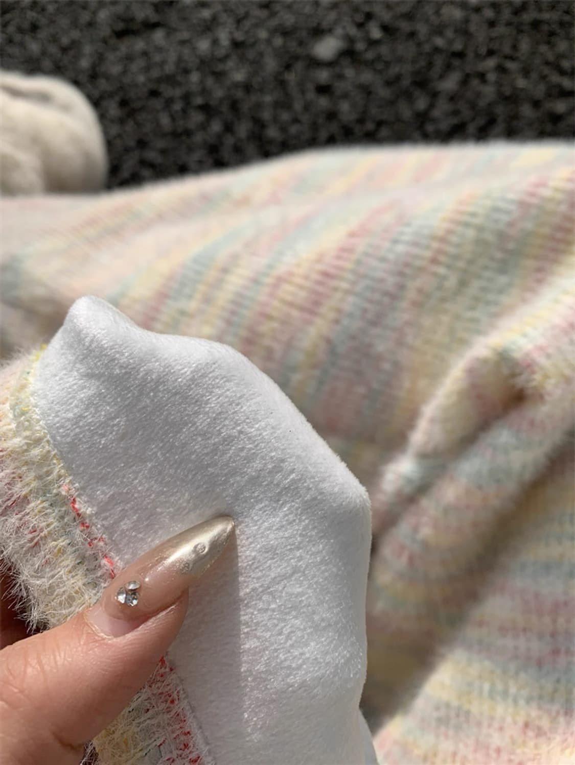 (s) 솜사탕 레인보우 밴딩 기모팬츠 상품이미지2