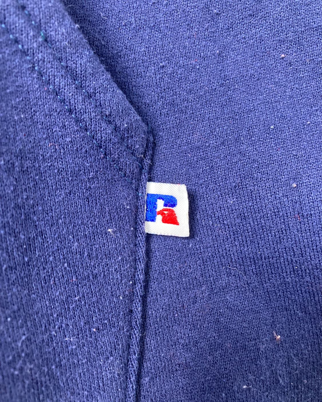 90s Russell Zip Up Hoodie (navy) 상품이미지5