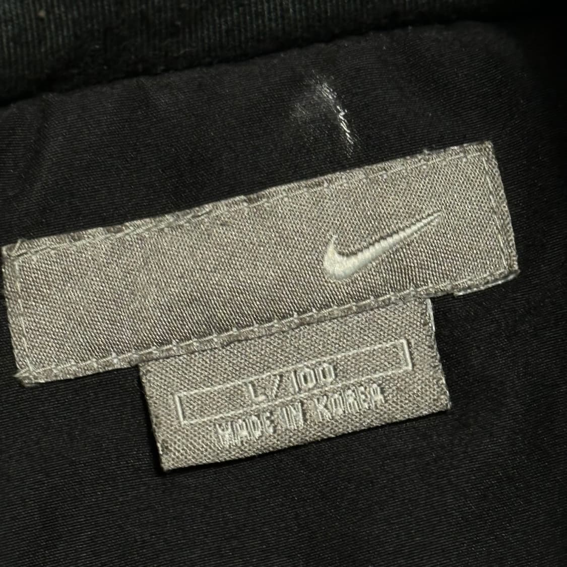 L 나이키 올드스쿨 블랙 후드 점퍼 상품이미지4