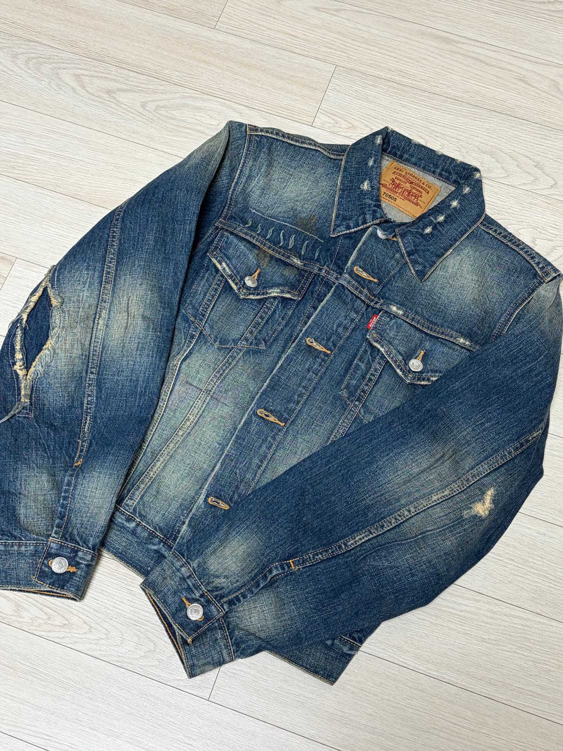 리바이스 70505-0001 청자켓M 상품이미지1