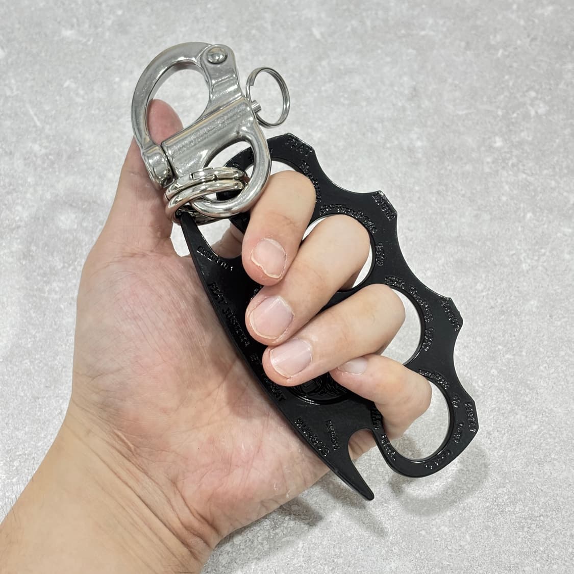 Oribell 스틸 스트라이크 파워 너클 키링 열쇠고리 상품이미지4