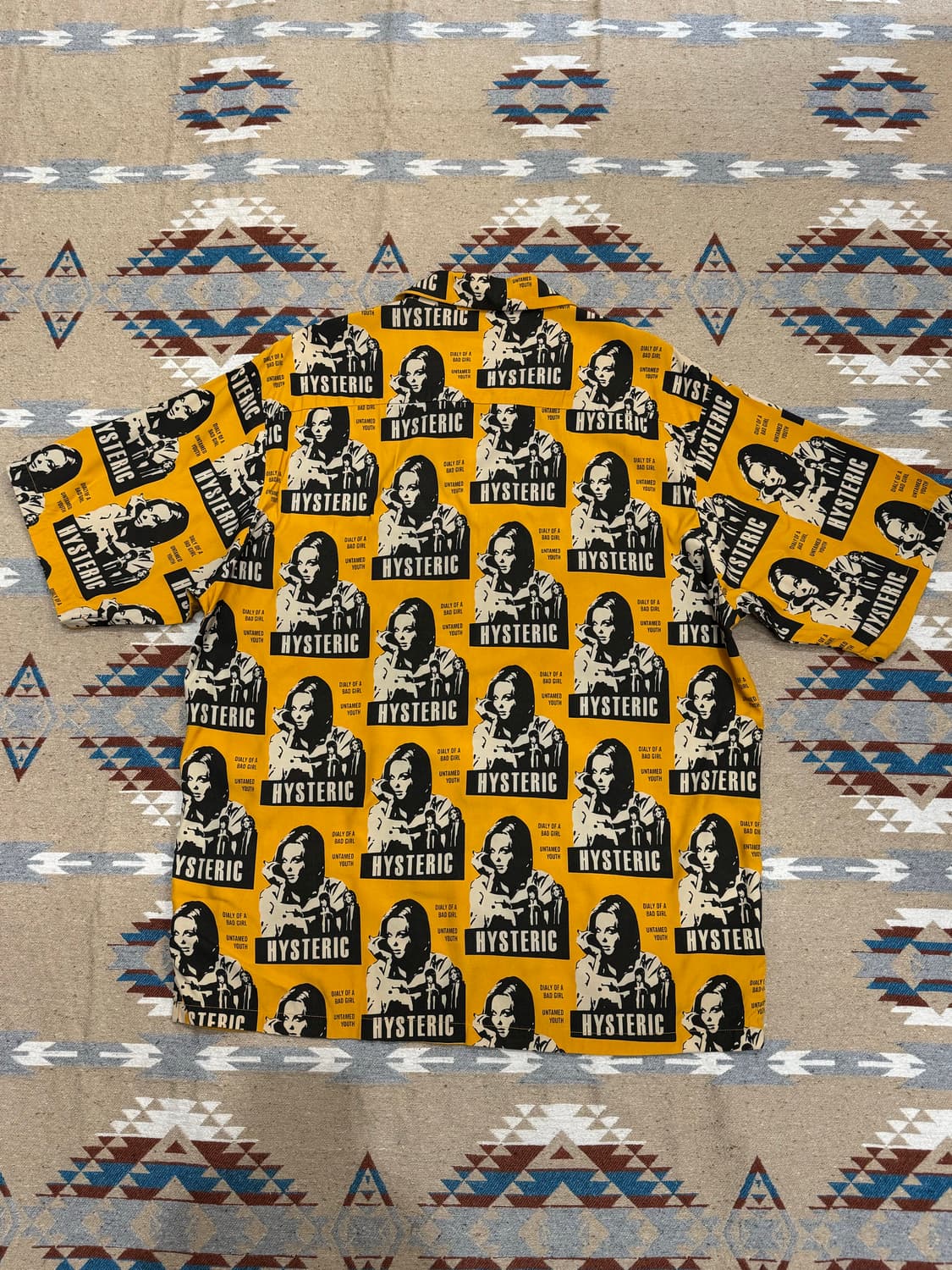[L] 히스테릭글래머 픽션 알로하 셔츠 옐로우  상품이미지5